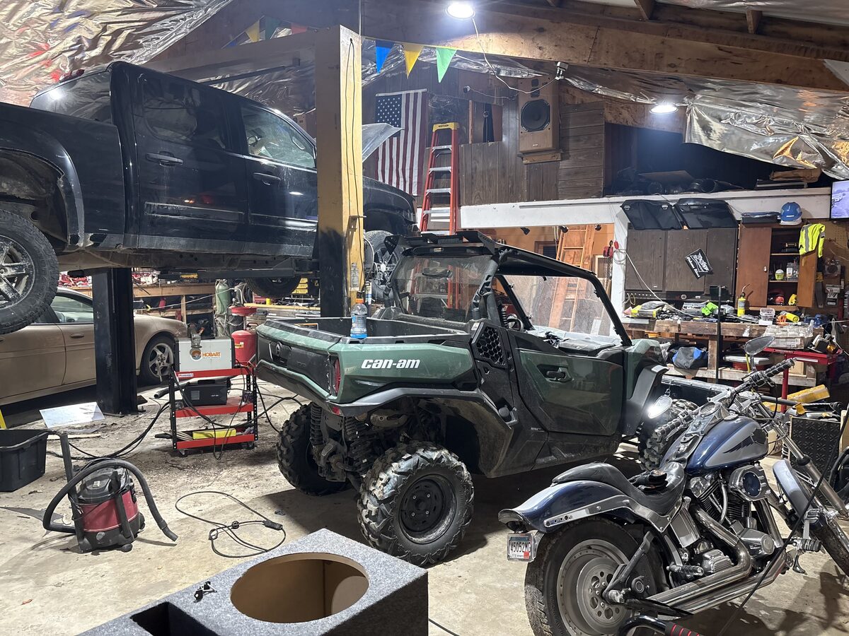 Smith Motorsports Repair shop at 404 S 1st Street in Kiester, MN